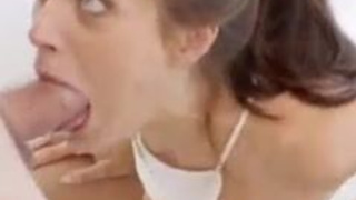 Throat Fuck Sloppy Lana Rhoades Gagging GIF