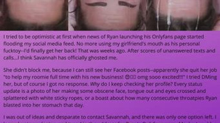 Sloppy Oral Gagging Face Fuck Deepthroat Caption Blowjob GIF