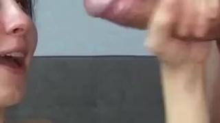 Deepthroat Blowjob Amateur GIF